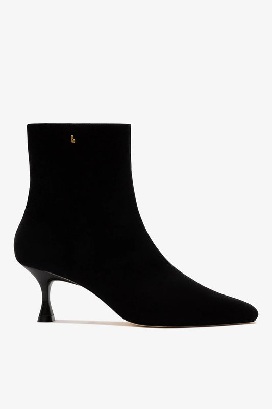 Ines Boot Black Suede - Larroude