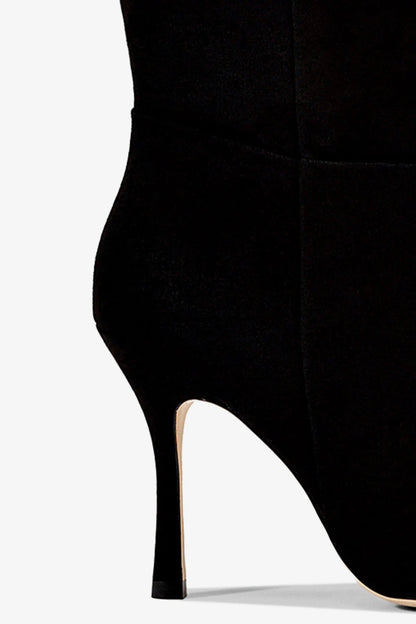 Kate Boot In Black Suede - Larroude