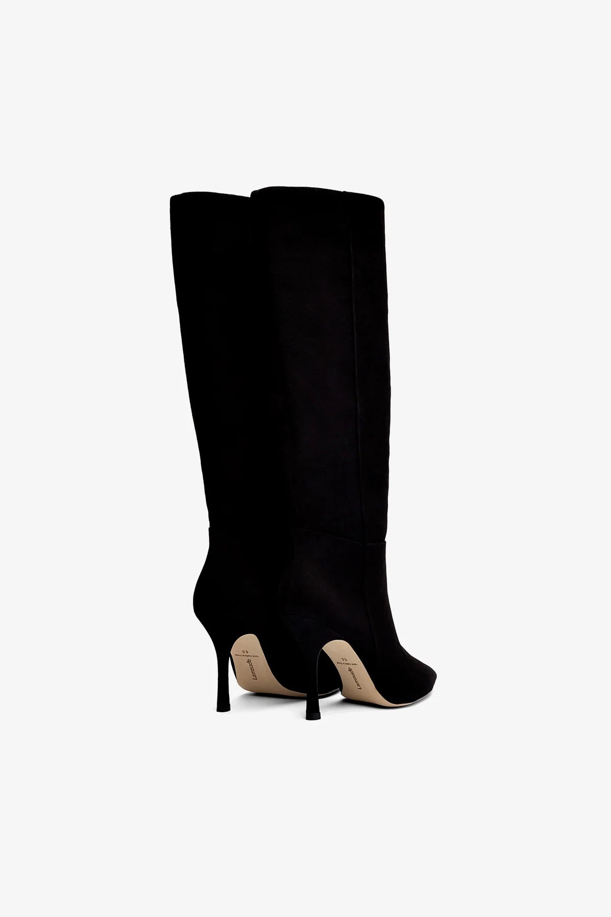Kate Boot In Black Suede - Larroude