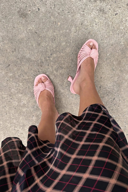 Valerie Mule Tulip Leather - Larroude