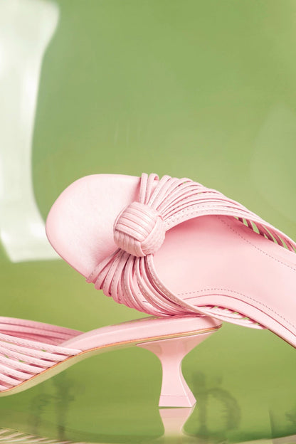 Valerie Mule Tulip Leather - Larroude
