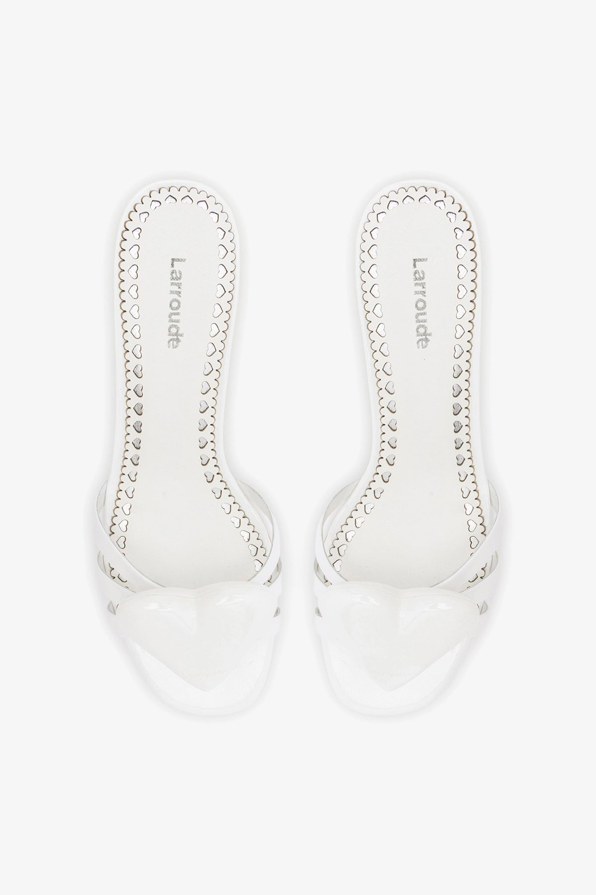 Amore Mule White Patent Leather - Larroude