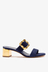 Navy Suede