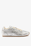 Silver Metallic Leather