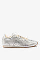 Silver Metallic Leather