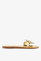 Metallic Gold Leather