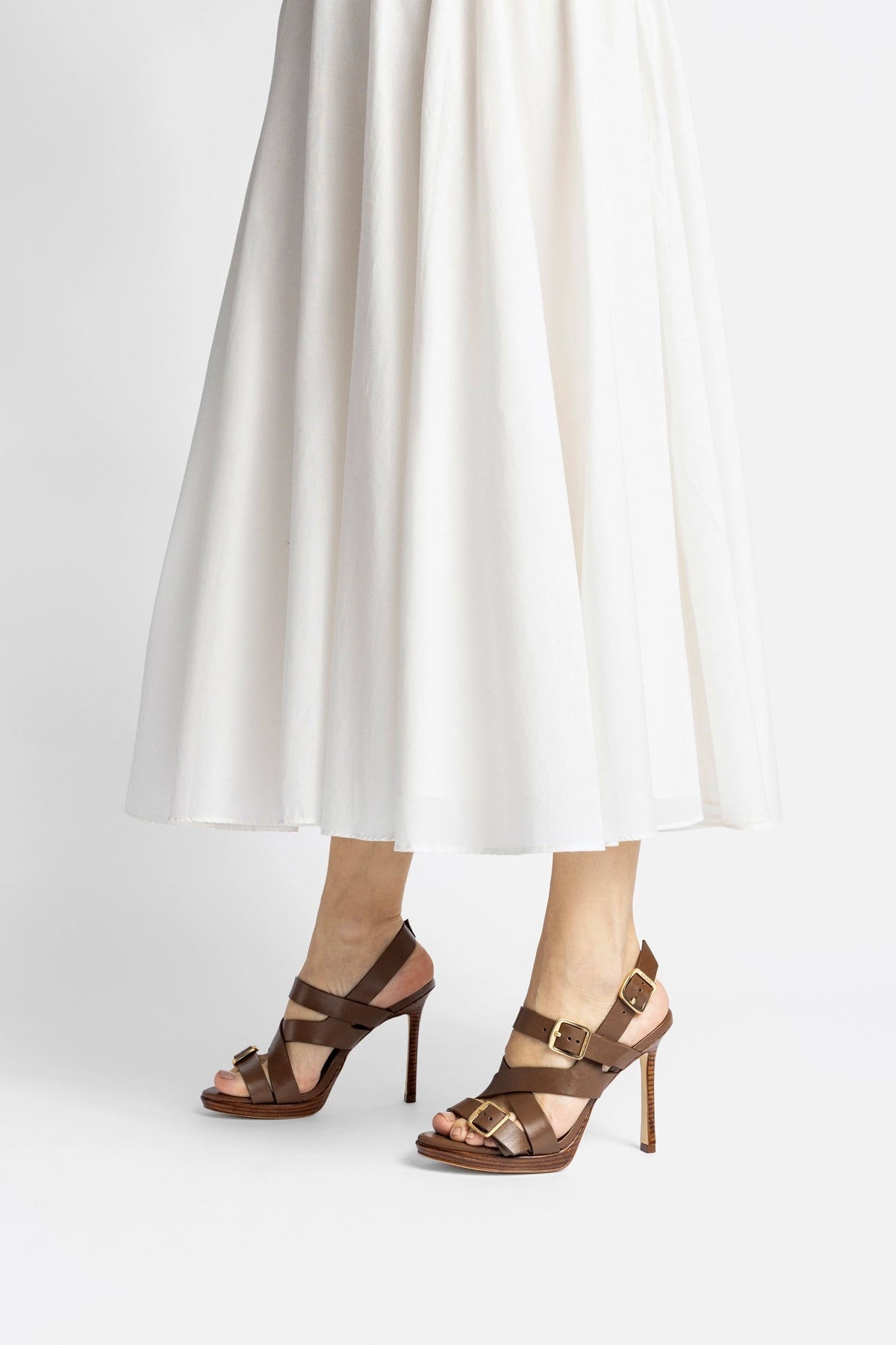Patti Sandal Burnt Umber - Larroude