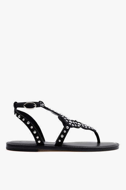 Fiorella Sandal In Black Suede - Larroude