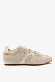 Mushroom Grey Suede and Ivory Leather