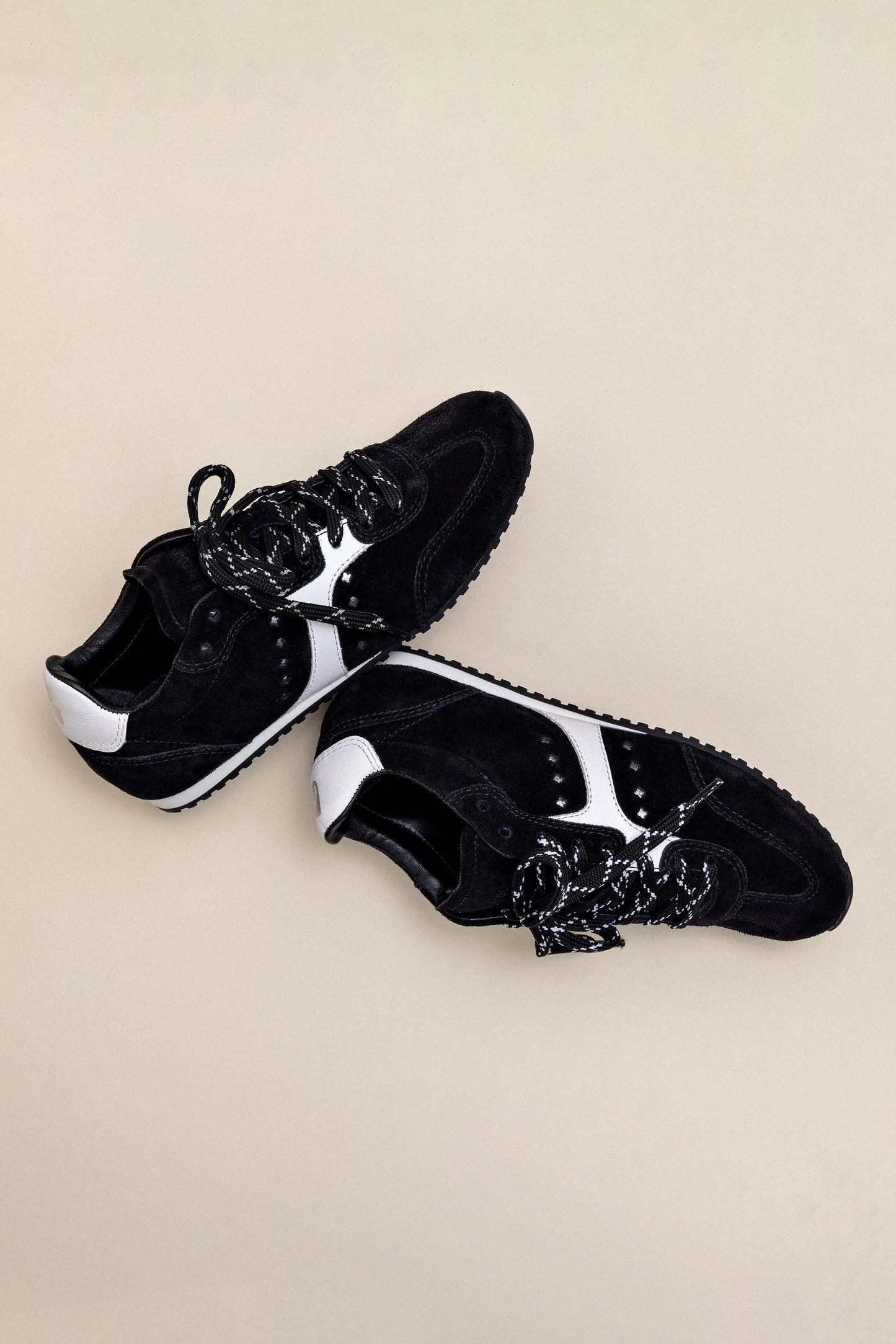 Stella Sneaker In Black Suede - Larroude