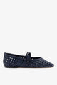 Navy Leather