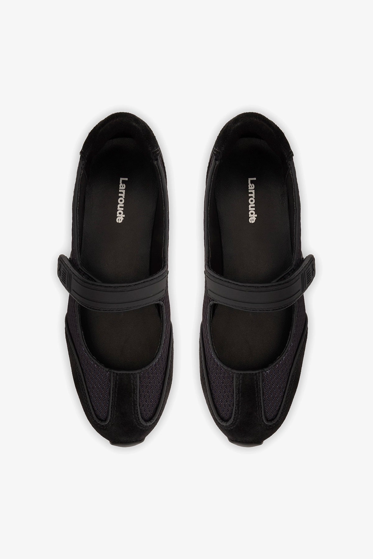 Devon Sneakerina Black Mesh - Larroude