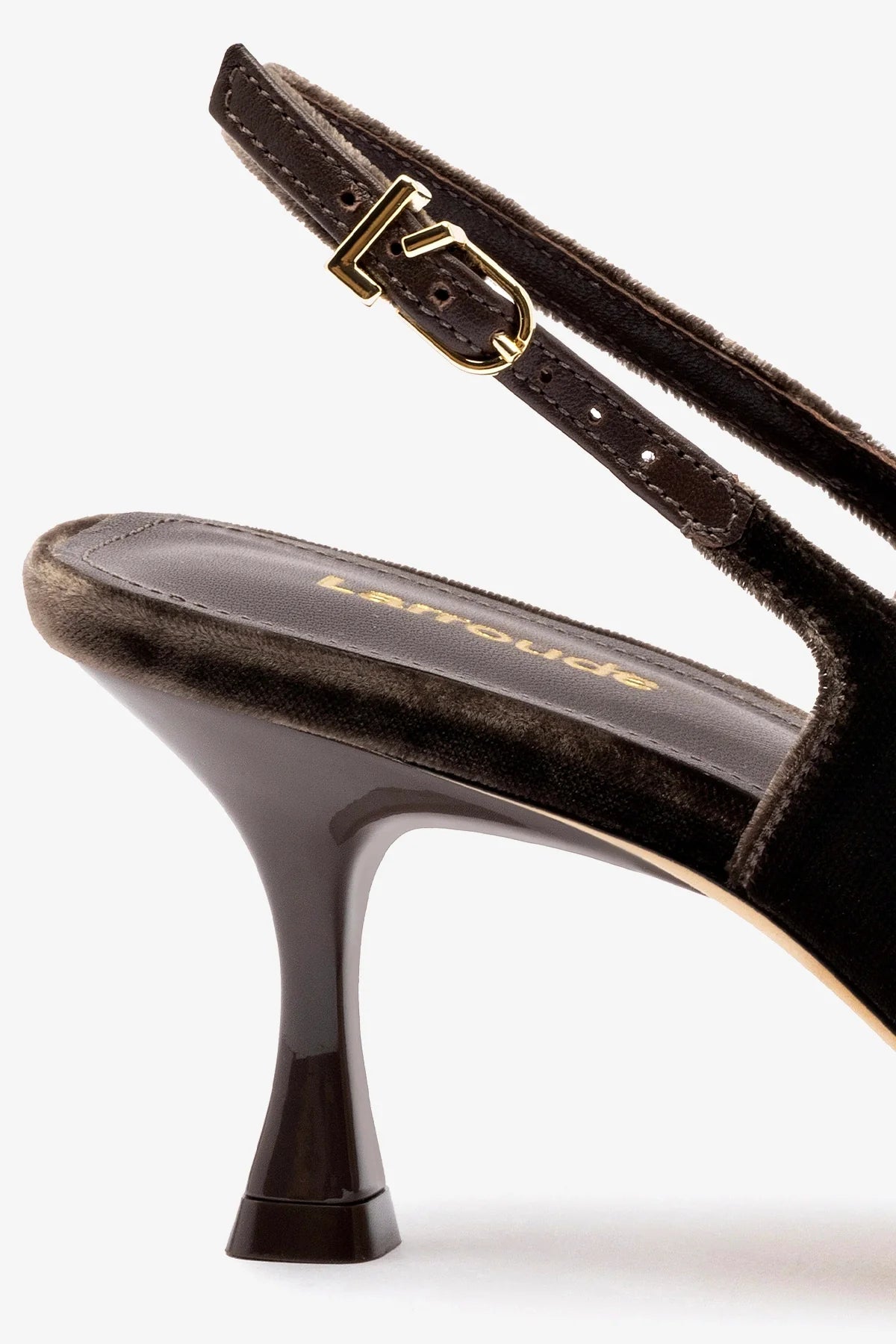 Ines Pump In Expresso Velvet - Larroude