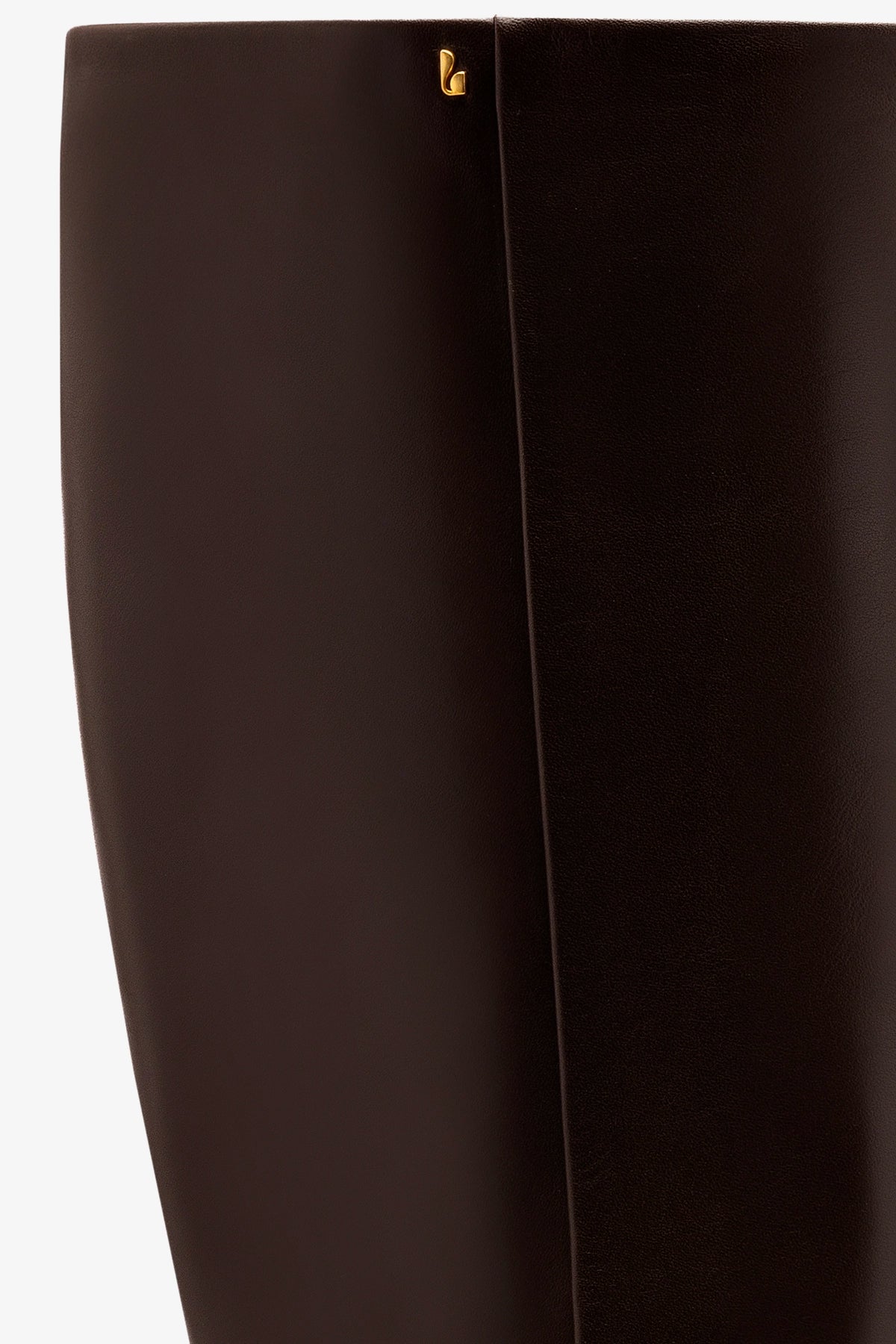 Kate Mid Boot In Brown Leather - Larroude