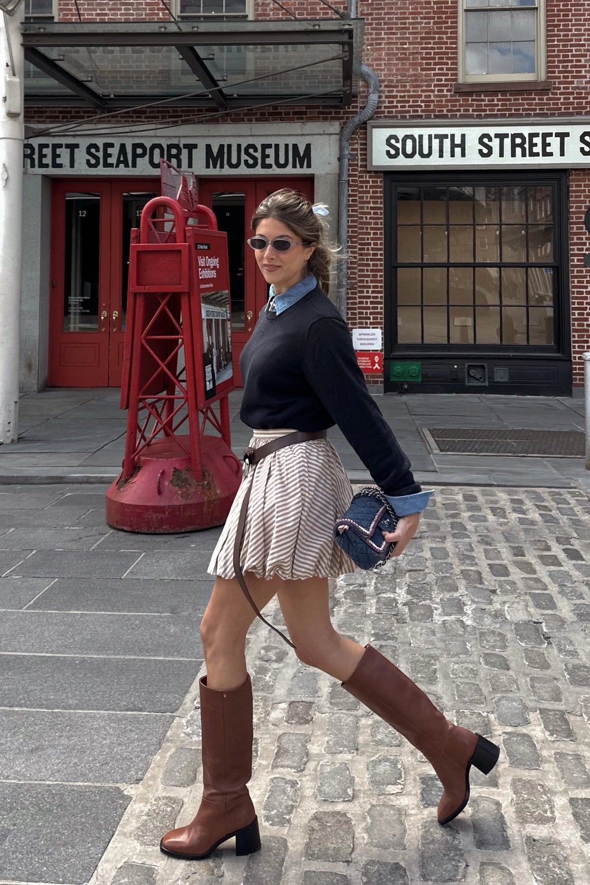 Ricky Boot In Mocca Leather - Larroude