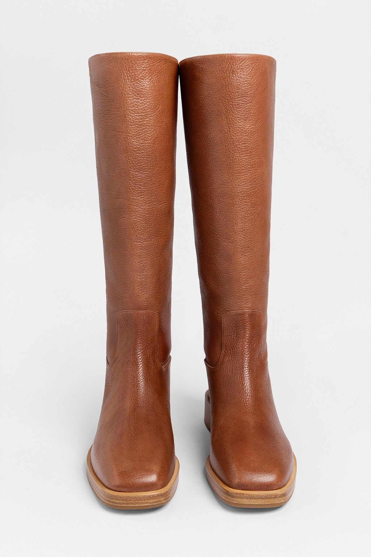 Anne Boot Caramel Leather - Larroude
