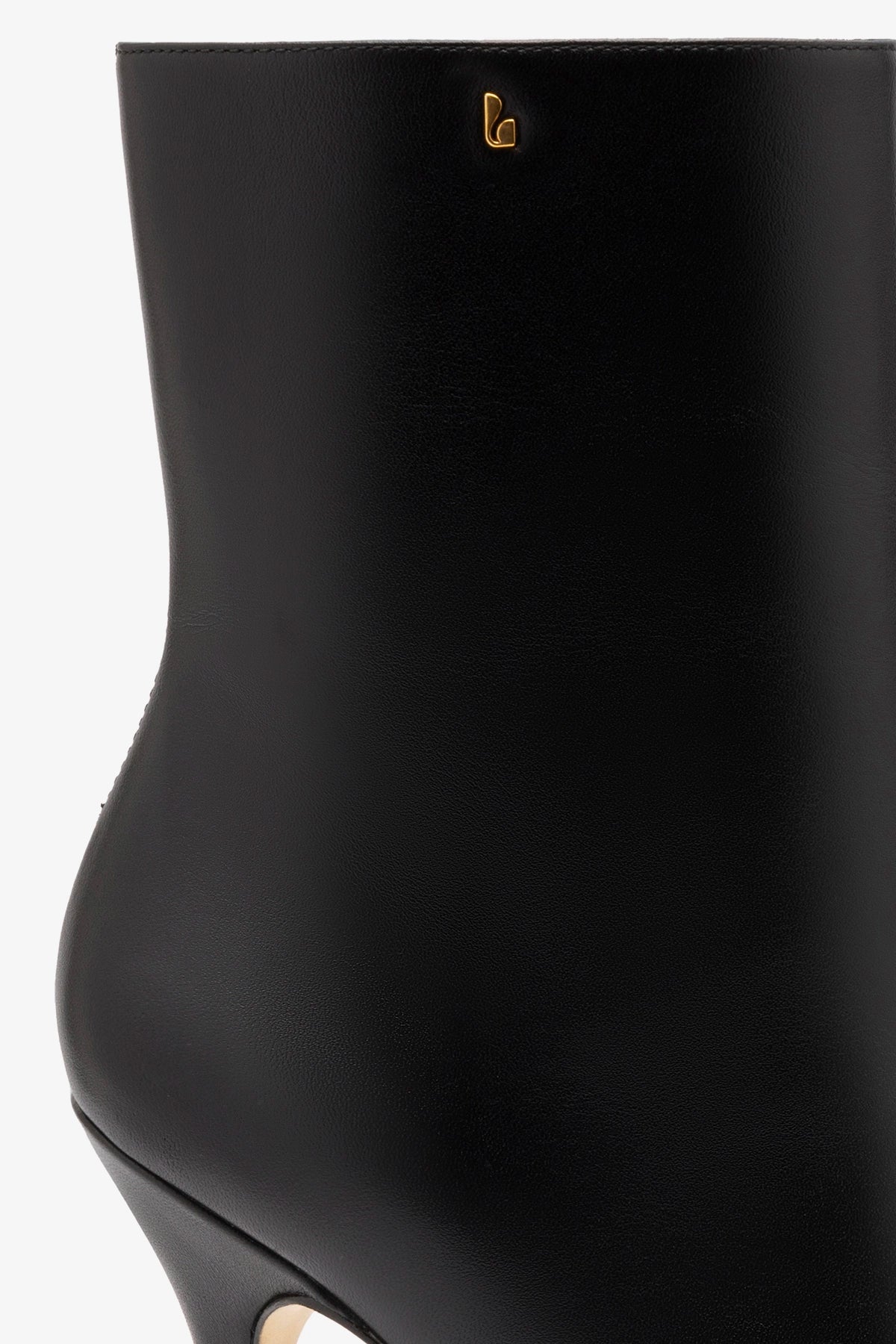 Mini Carine Boot In Black Leather - Larroude