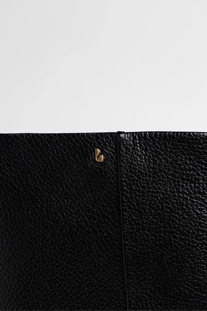 Ricky Wide Boot Black Leather - Larroude