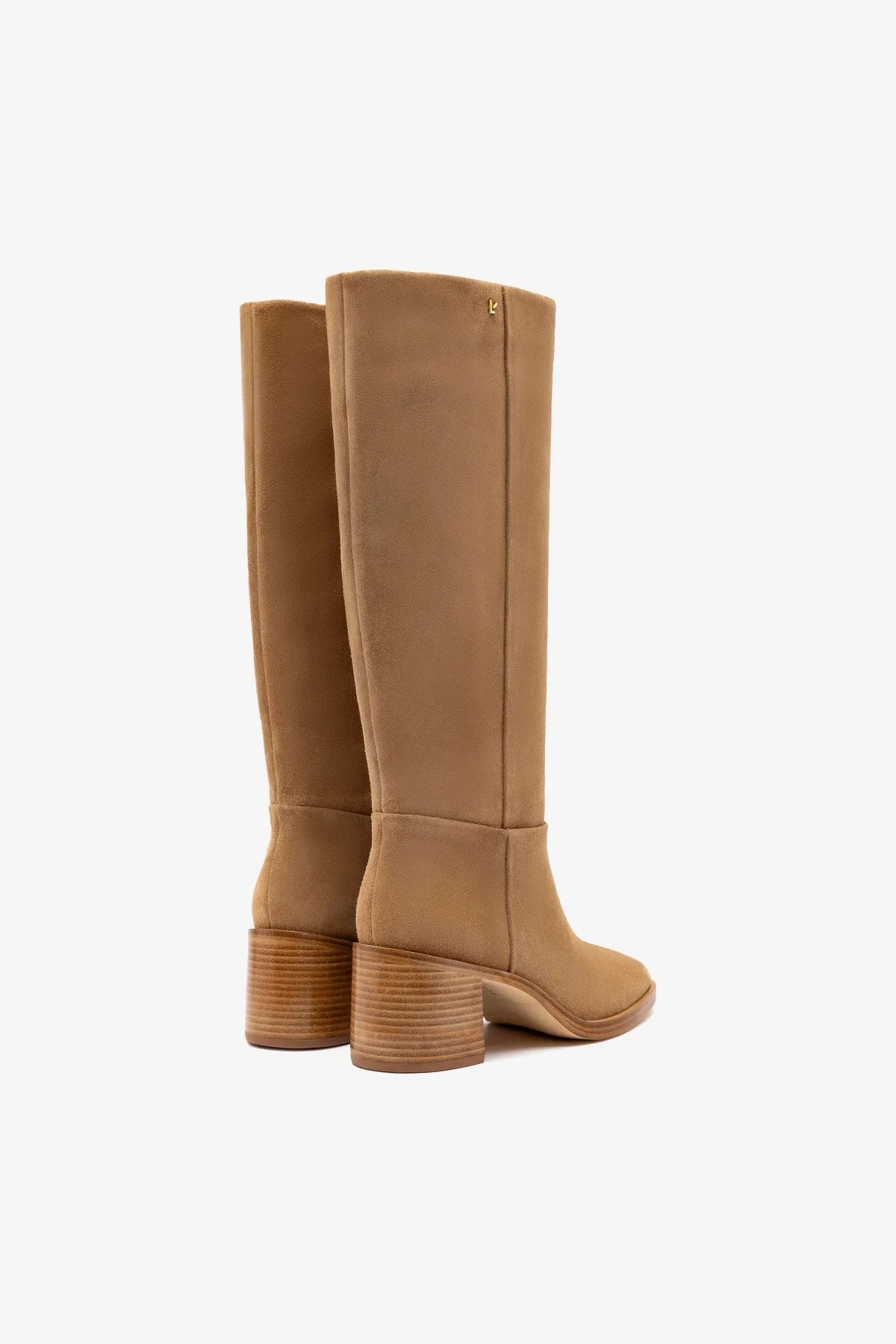 Ricky Boot In Peanut Suede - Larroude