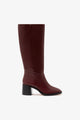 Burgundy Leather