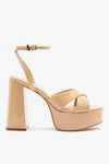 Sand Patent Leather