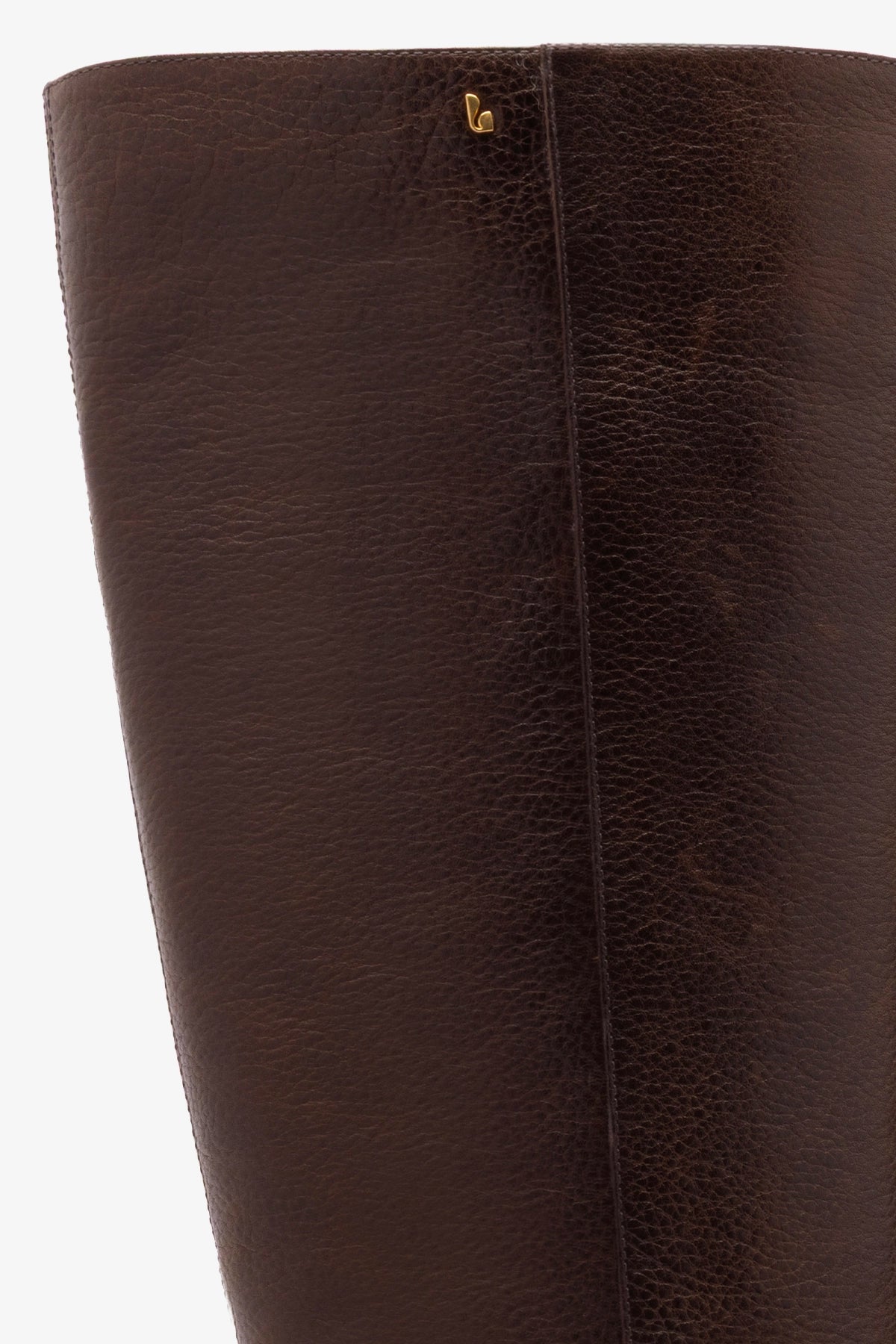 Anne Lugsole Boot In Brown Leather - Larroude