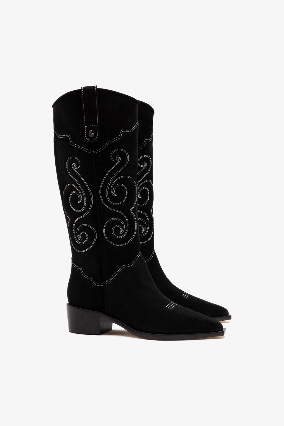 Paloma Boot In Black Suede - Larroude