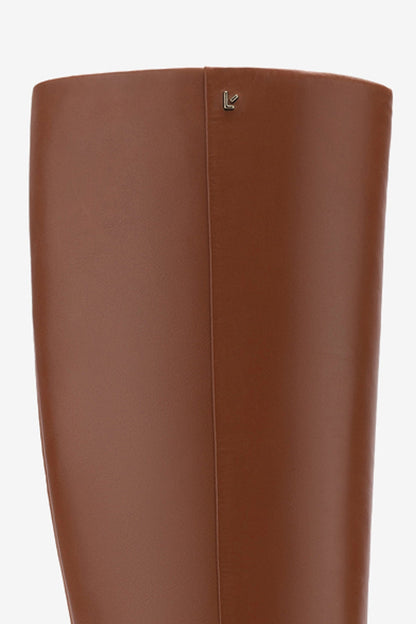 Kate Boot In Caramel Leather - Larroude