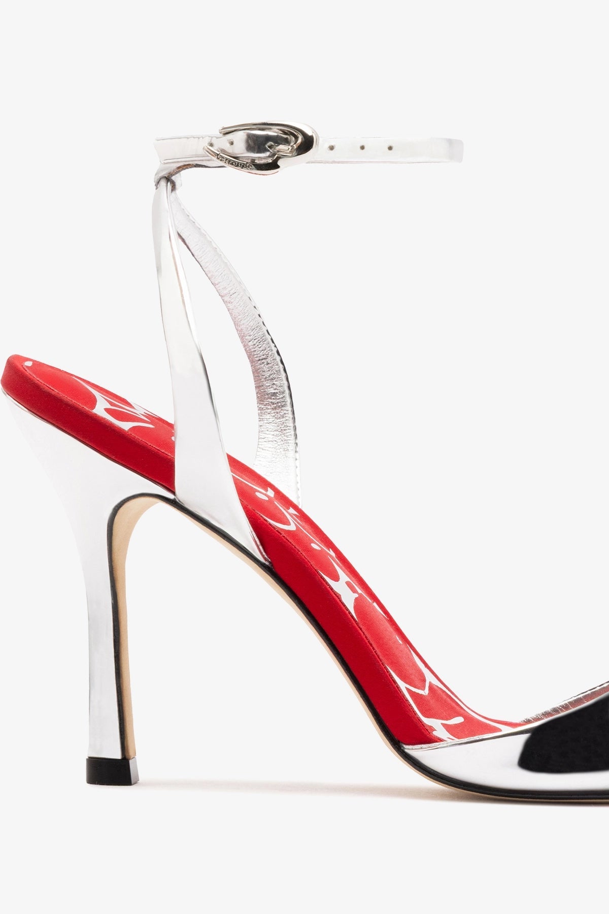 Freya Sandal Silver Specchio - Larroude