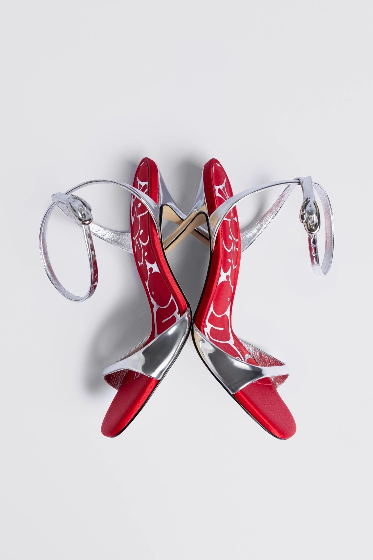 Freya Sandal Silver Specchio - Larroude