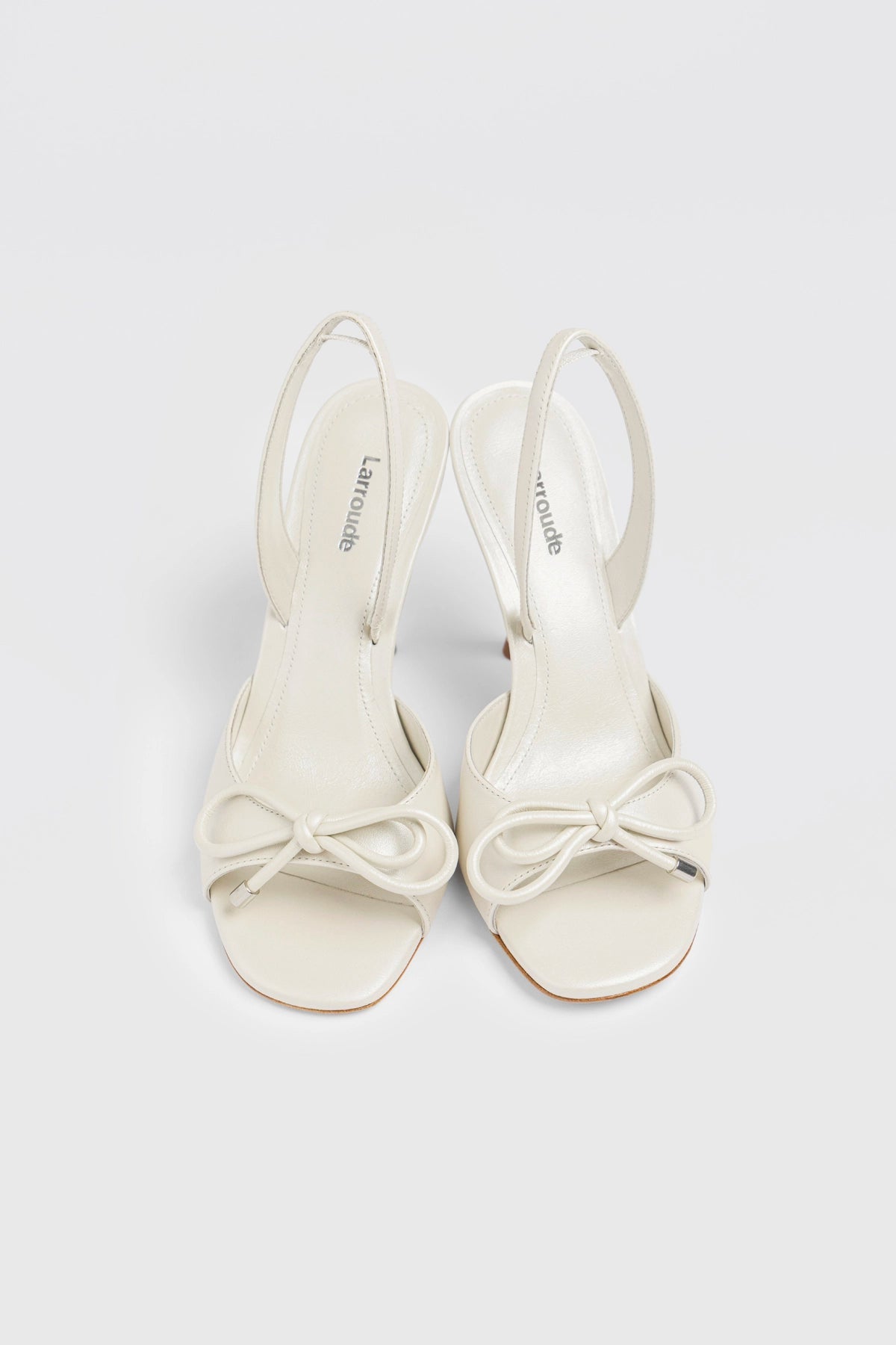Lady Sandal Pearl Leather - Larroude