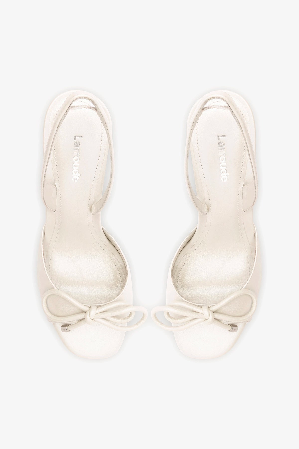 Lady Sandal Pearl Leather - Larroude