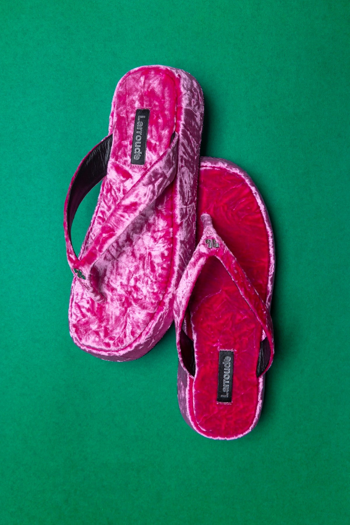 Roxy Thong Sandal Pink Velvet - Larroude