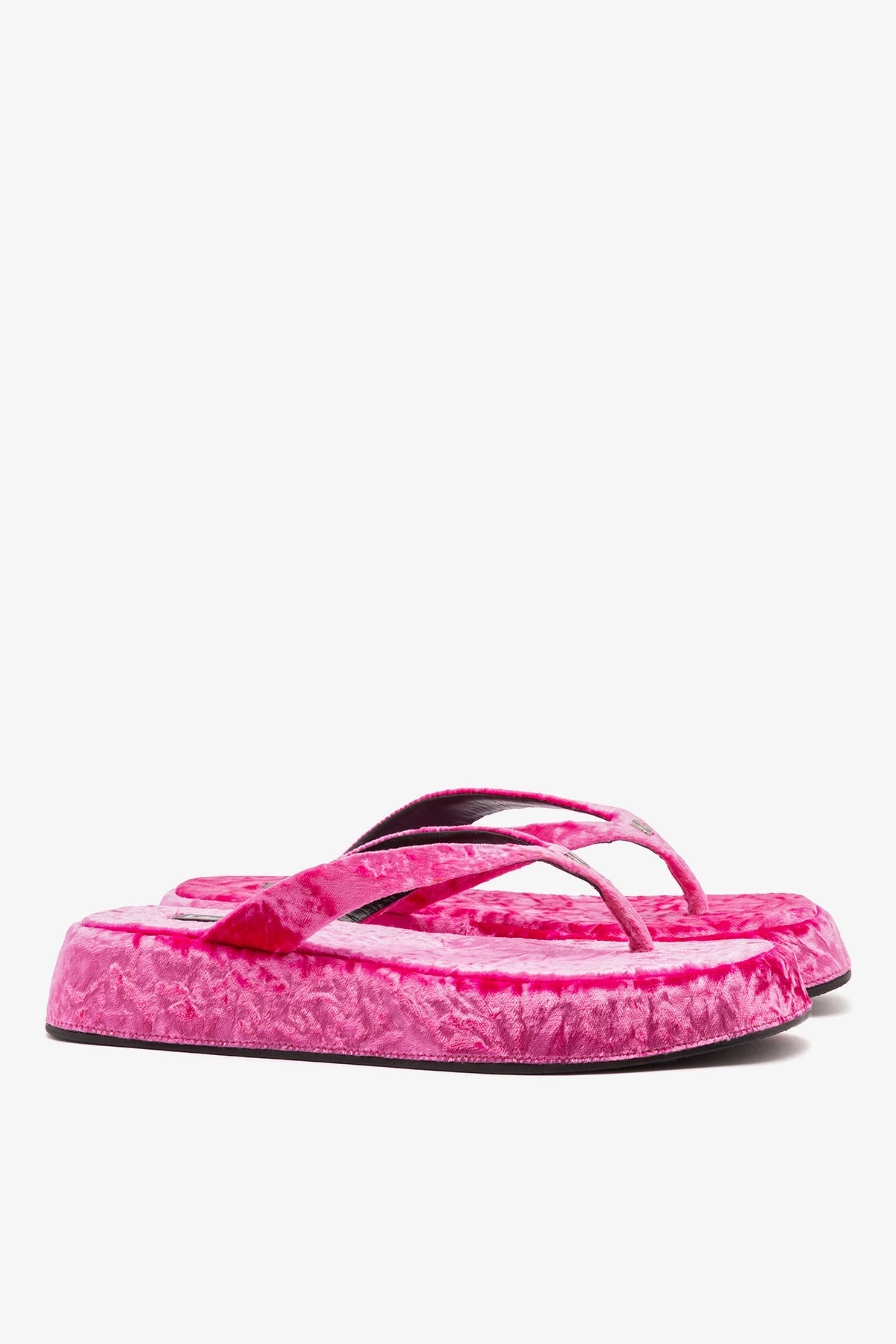 Roxy Thong Sandal Pink Velvet - Larroude